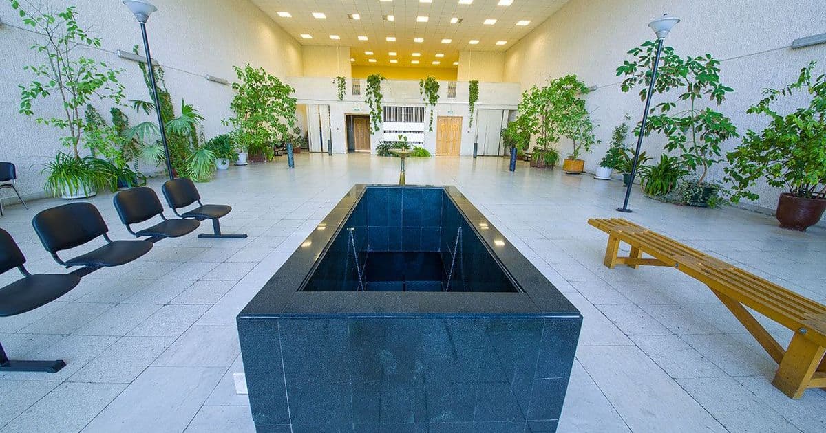 Зал прощания морга
